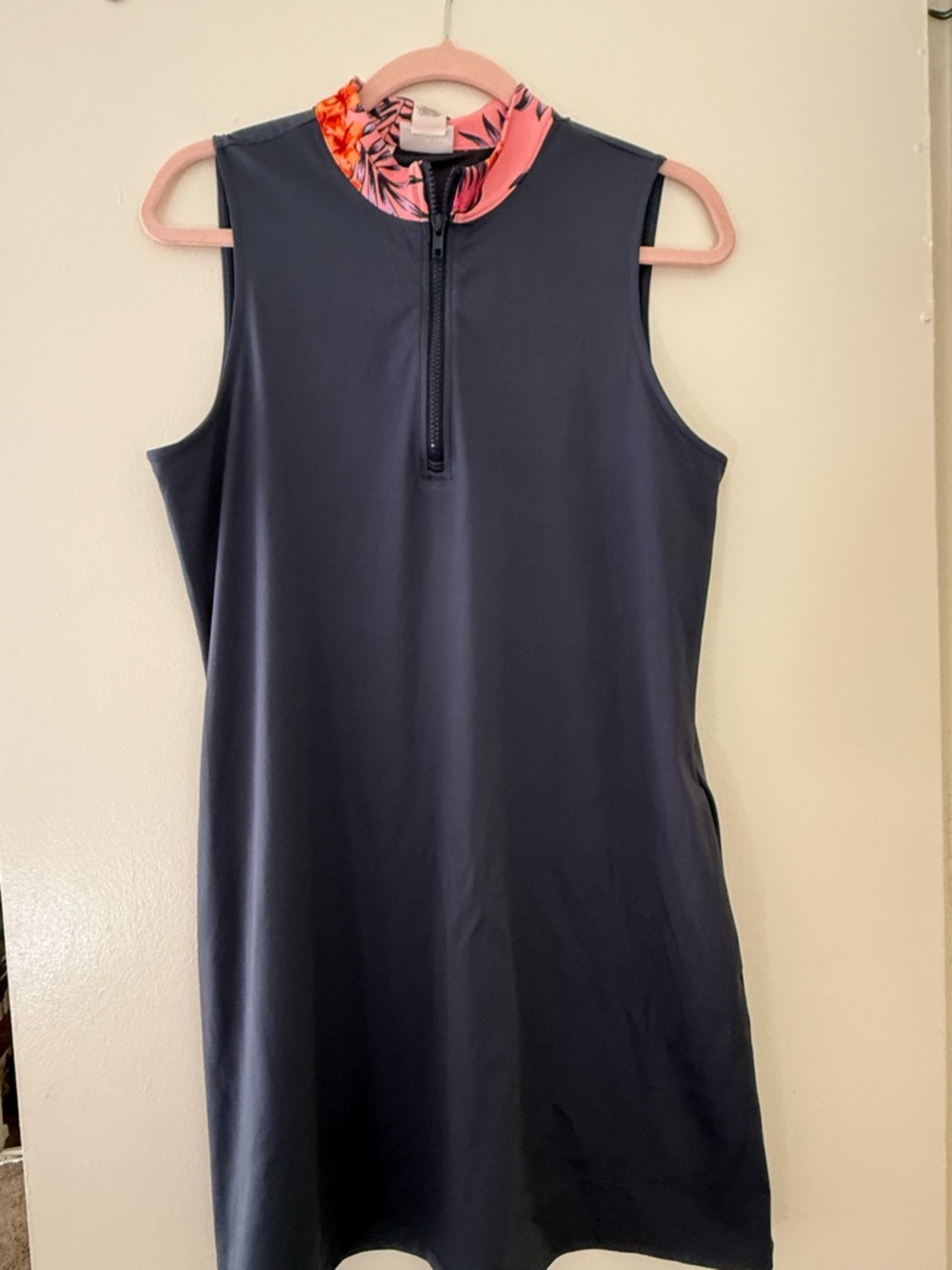 Tommy Bahama Pink and Navy Floral Golf Polo 2 pcs.